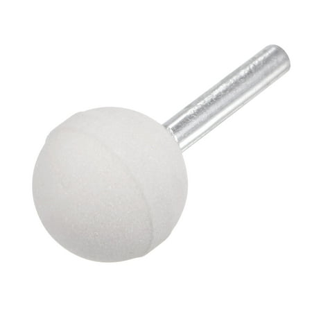 

Uxcell Abrasive Ball Mounted Stone Grinding Bits White Corundum 1/4 Shank 0.98 Dia 10 Pack