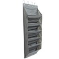thumbnail image 3 of Hanging Storage Bag Organizer Pockets Hanging Storage Organizer Grey 43X17X120CM 600D Polyester 1 Set, 3 of 5