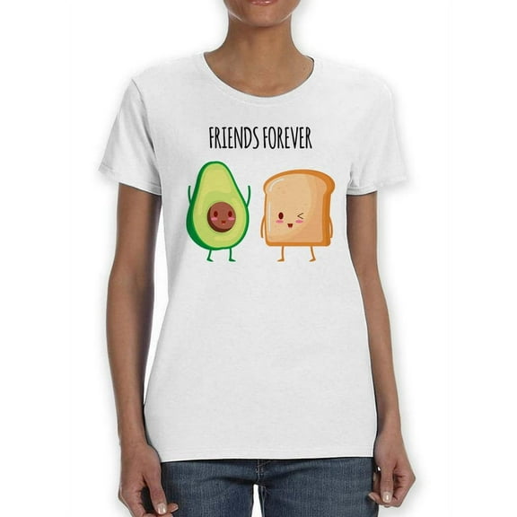 Friends Forever Avocado Toast T-Shirt Women -SPIdeals Designs, Female 3X-Large