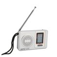 thumbnail image 5 of Radio portátil con chip DSP, radio AM FM con transistores y altavoz incorporado para el hogar, viajes, entretenimiento, trabajo y emergencias, 5 of 5