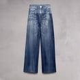 thumbnail image 4 of WTOBBY Women's Casual Print Jeans, Sporty Jeans Style Pants with a Comfortable and Relaxed Fit, Ideal for Leisure Activities and Everyday Wear,Light Blue XL, 4 of 8