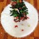 thumbnail image 3 of Decoración de falda de felpa de árbol de Navidad para fiesta de Navidad decoraciones de falda de árbol de Navidad de piel sintética Adepaton 2034498-1, 3 of 9