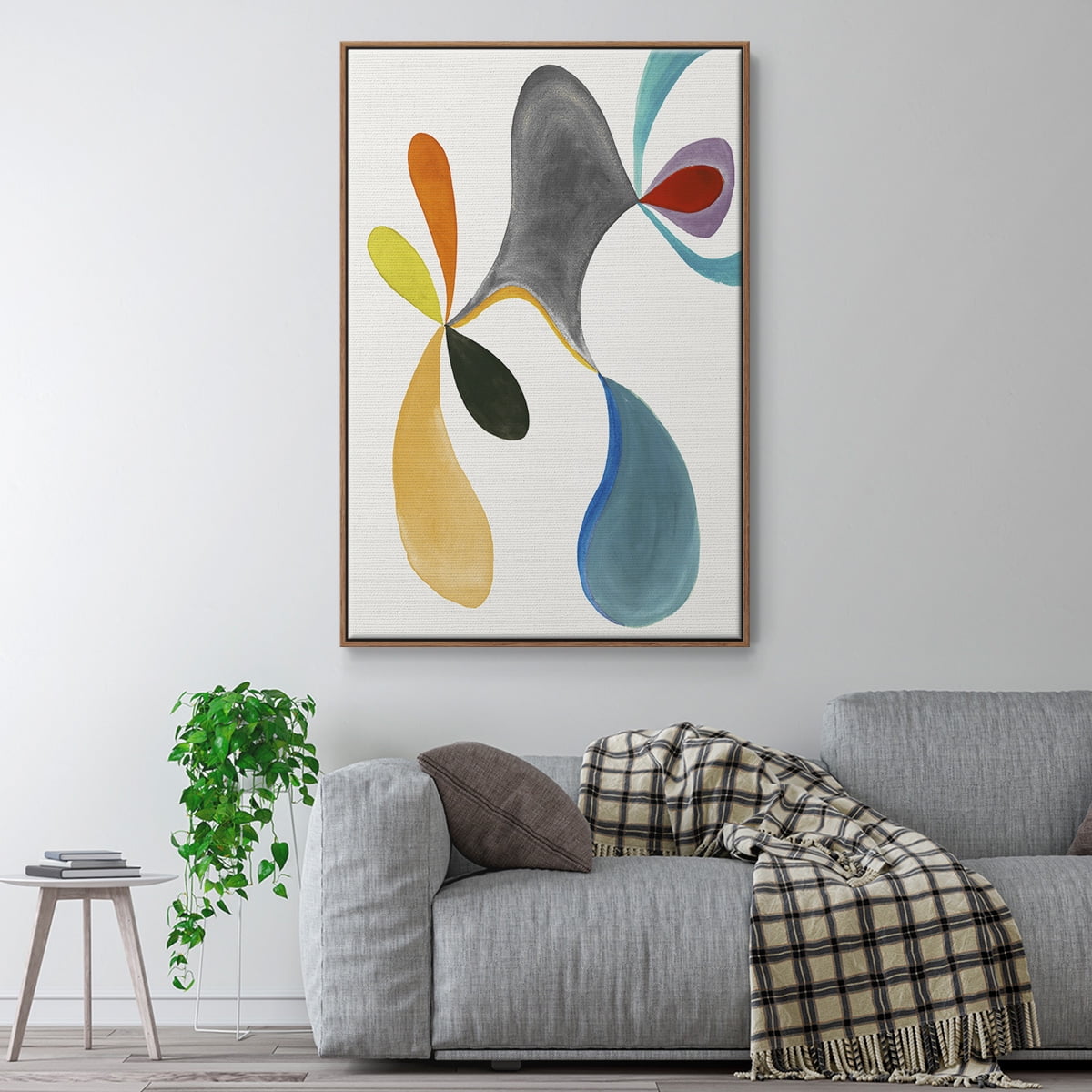 Magic Tricks I Framed Premium Gallery Wrapped Canvas - Ready to Hang - 27 x 41 - Walnut Floating Frame