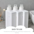thumbnail image 3 of Minkissy 2Pcs White Refillable Laundry Detergent Container For Household Users Storage, 3 of 8