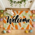 thumbnail image 6 of Happy Easter Carrot Bunny Welcome Doormat - Non-Slip Indoor/Outdoor Entryway Rug, Washable Front Door Mat for Spring, Porch, Kitchen, and Home Easter Decor, 6 of 7