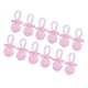 thumbnail image 1 of Paquete de 12 adorables colgantes de acrílico para chupetes de bebé, ideales para decorar mesas de baby shower, bautizos y fiestas de 4,8 cm o 7 cm. Rosado, 1 of 8