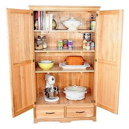 Oak Kitchen Pantry Cabinet