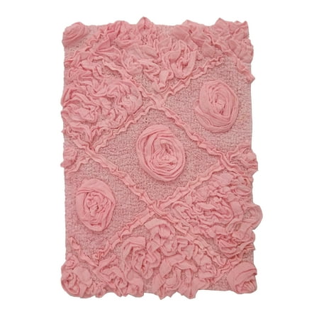 Modesto Bath Rug 17X24 Pink