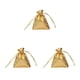 thumbnail image 3 of Monstrate 100x bolsas de joyería brillante cordón de regalo celebraciones de fiesta de bricolaje dorado / 5 * 7 cm Type1 NO1, 3 of 6