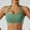 Green, variant on Swuxness Women's Push Up Yoga Bras Solid Color Seamless Lightweight Support Breathable Running Sports