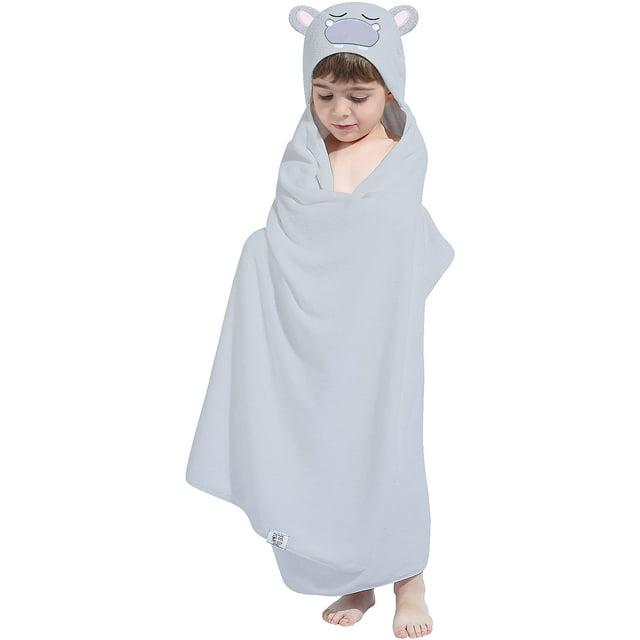 Toalla con capucha HIPHOP PANDA de viscosa de bambú para niños de 3 a 10 años