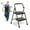 Black, variant on Simple Deluxe 2 Step Ladder, Folding Step Stool, Portable Ladder with Wide Non-Slip Pedal, 800lbs Lightweight Step Ladder for Home, Kitchen, Office, Indoor, Outdoor