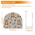 thumbnail image 4 of Yayeee Napkin Holder for Table Kitchen Paper Tissue Organization, Brown Cartoon Bears, 4 of 8