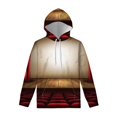 thumbnail image 5 of Sudadera con capucha con estampado 3D de escenario de teatro creativo para hombre y mujer, sudadera con capucha de manga larga holgada para primavera y otoño, sudaderas con máscara de cosplay, 5 of 5