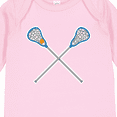 thumbnail image 4 of Inktastic Lacrosse Sticks Future Player Boys or Girls Long Sleeve Baby Bodysuit, 4 of 5