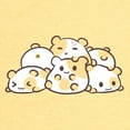 thumbnail image 3 of CafePress - Kawaii Hamster Pile T Shirt - Cute Toddler T-Shirt, 100% Cotton, 3 of 4