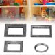thumbnail image 3 of 4pcs 1:12 Dollhouse Mirror Set Classic Style Exquisite Different Carving Frame Miniature Doll House Accessories, 3 of 4