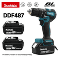 thumbnail image 2 of Makita DDF487 10mm brushless 18V lithium rechargeable impact drill household hand drill high torque electric screwdriver, 2 of 9
