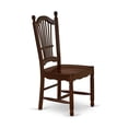 thumbnail image 3 of Sillas de comedor East West Furniture Dover de madera de caoba, juego de 2, 3 of 6