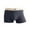 Blue, variant on LYEAA Mens Cotton Underwear with Pouch Soft Breathable Boxers Solid Plus Comfortable Underpants Elastic Waistband Fashion Briefs No fly Black L