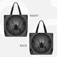 thumbnail image 2 of Fotbe Black Spiders Bolsa Tote con Estampado para Mujer, Bolsos con Cremallera, Bolsa de Hombro Casual de Gran Capacidad con Bolsillos Internos, 2 of 7