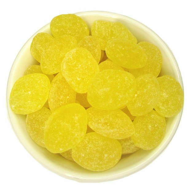 Claeys Sanded Lemon Drops Old Fashioned Nostalgic Candy , 2 lbs
