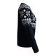 thumbnail image 3 of Suéter George para Mujer, con Cuello Redondo, Estampado Copos de Nieve Negro Talla EG, 3 of 4