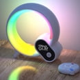 thumbnail image 3 of Reloj despertador con luz de colores y amanecer Jadeshay Reloj de simulación de amanecer, 3 of 12