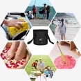 thumbnail image 1 of Cubo de pescado plegable de 12L Cubo de agua exterior impermeable a prueba de fugas (negro), 1 of 2