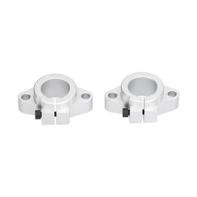 2Pcs Rod Rail Guide Support Improve Machine Efficiency Save Energy Anti Rust Durable Easily Replace Linear Rail Support