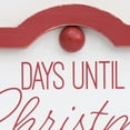 thumbnail image 4 of Parisloft Days Until Christmas Red Framed Wood Wall Countdown Calendar with Magnet, 4 of 8