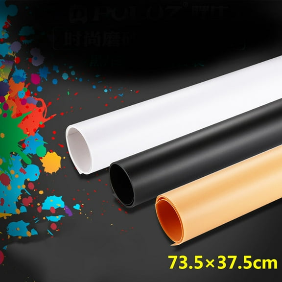 MLINS 3pcs Frosted PVC Background Plate Photography Backdrop Background Cloth Waterproof Anti-wrinkle for Decor ( White   Yellow)