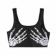 thumbnail image 3 of Camisola sexy sin costuras para mujer con tirantes finos acolchados, 3 of 7
