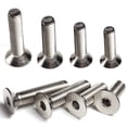 thumbnail image 3 of x15 Tornillo de cabeza de botón Allen hexagonal de titanio Tornillos 100 piezas Sharpla  Tornillos Allen, 3 of 6