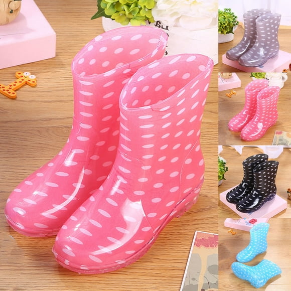 Women's Rain Boots Waterproof Rubber Baby Boots Water Rain Boot Pvc Rainproof Shoe Rubber Boots Women Blue 40