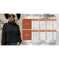 thumbnail image 3 of Sherrylily Women Turtleneck Sweaters Batwing Sleeve Casual Pullover Loose Sweater, 3 of 7