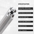 thumbnail image 3 of Extrusión de aluminio Seekliny V Slot 2020, 500 mm, plata x10, 3 of 7