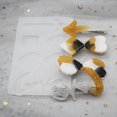 thumbnail image 4 of Moldes de resina de silicona con clip para el cabello, juego de moldes para pasadores, pasador para el cabello DIY, moldes de fundición de resina epoxi para colgantes, campanillas de viento,, 4 of 5