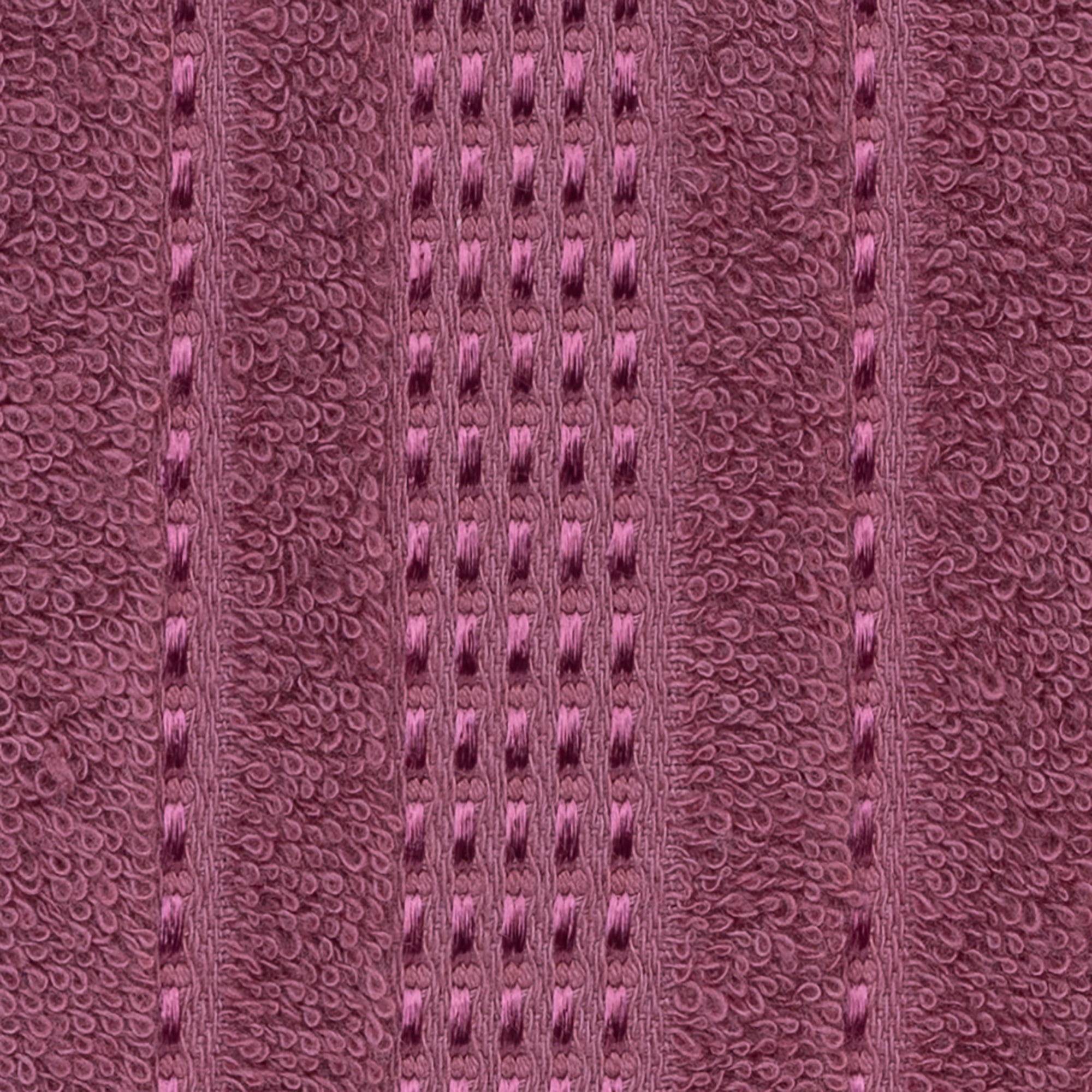 Melissa Linen, Hand Towels, Cotton Towel for Bathroom, Plush, Extra Absorbent, Set of 2, Plum Purple