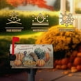 thumbnail image 5 of Happy Thanksgiving Mailbox Cover Pumpkin Fall Harvest Magnetic Mailbox Wraps Thankful Turkey Letter Post Box Cover Standard Size for Home Festival Holiday Outdoor 21 x 18 Inch, 5 of 6