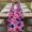 DeepPink Purple Beige, variant on Table Runner 36 Inches Long for Kitchen Dining, Watercolor Floral Dresser Scarf Farmhouse, Dining Table Decorations for Wedding/Parties, Spring Flowers Botanical Vintage 13 x 36 In