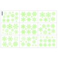 thumbnail image 1 of Juego de 9 piezas de pegatinas luminosas YONGSHENG copos de nieve de varias formas, 1 of 5