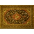 thumbnail image 1 of Ahgly Company Indoor Rectangle Medallion Yellow Traditional Area Rugs, 7' x 9', 1 of 4