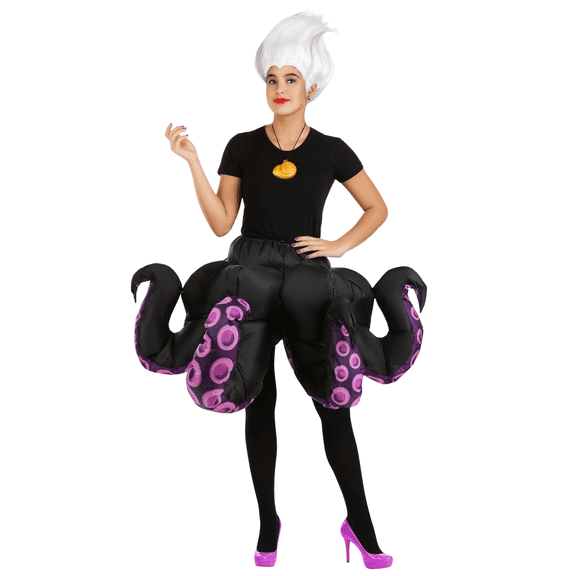 Women's Disney Ursula Inflatable Skirt and Necklace Costume