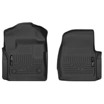 Husky Liners 52721 X-Act Contour Floor Liners Fits 2017-2025 Ford F250 & F350 Regular Cab Front Row 2 Pc Black
