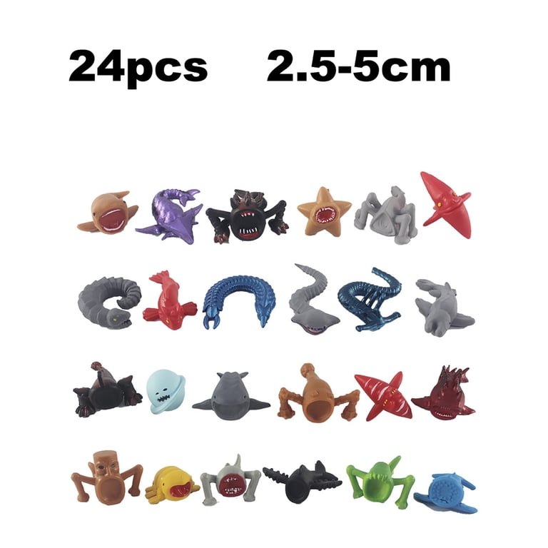Sosowlight Deep Sea Monster Action Figures PVC 24 Pieces - Walmart.com