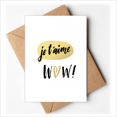 thumbnail image 1 of Cartes de Vœux Style Citation Je T'Aime Je T'Aime Vous Êtes Invités, 1 of 3