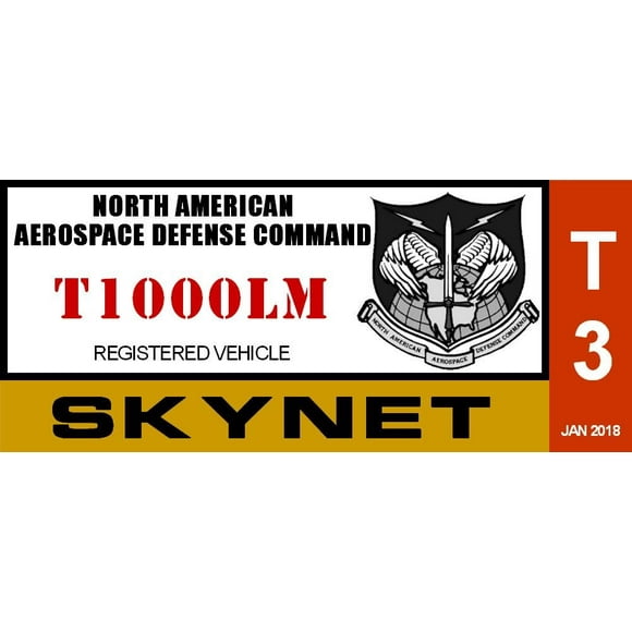 Skynet Autocollant de Stationnement DD-2220
