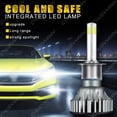 thumbnail image 5 of 9007 9008 9005 H11 9006 H1 H7 H4 Pack of  2 LED Headlight Bulbs Conversion Kit, High Low Beam Bright White 6000K ，for Replacement Halogen Bulbs, 5 of 15