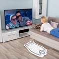 thumbnail image 3 of Carpet Soft Anime Cat Rug Warm Furry Mat for Living Room Bedroom Cute Design Home Floor Covering, 3 of 5